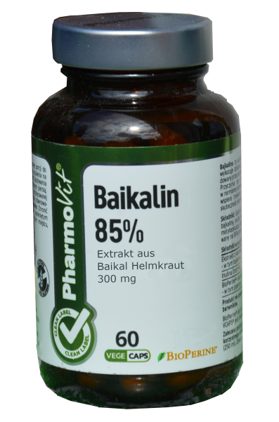 Baikal-Helmkraut – bei bakteriellen, viralen, Pilz Infektionen, Durchfall, bremst Arteriosklerose aus, regeneriert die Leber, bei Allergie, gegen Juckreiz, Hautausschlag, senkt Blutdruck, Zuckerspiegel, Scutellaria baicalensis radix, 60 Kapseln